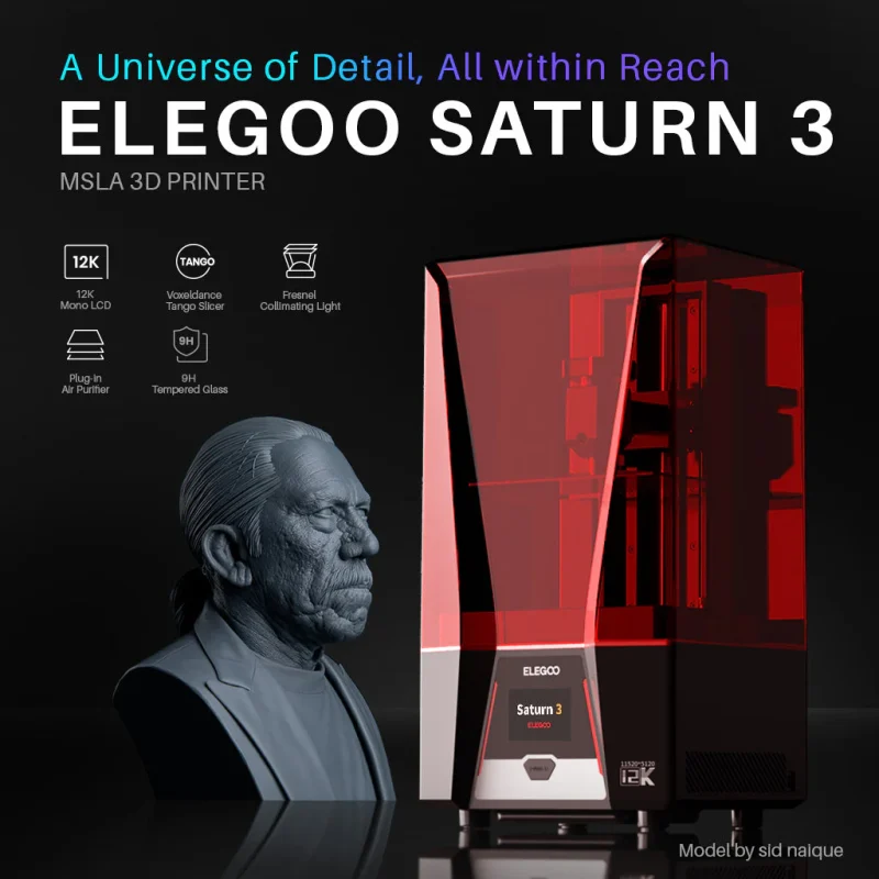 Elegoo Saturn 3 Resin 3D Printer - Image 4
