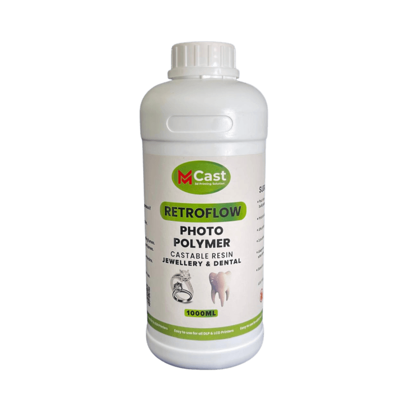 MCast Retroflow Yellow Green Castable Resin &nbsp; &nbsp; (1000 ML) - Image 1
