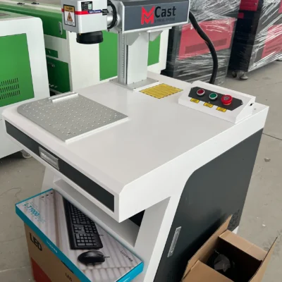 Fiber Laser Marking Machine With Table - 50w