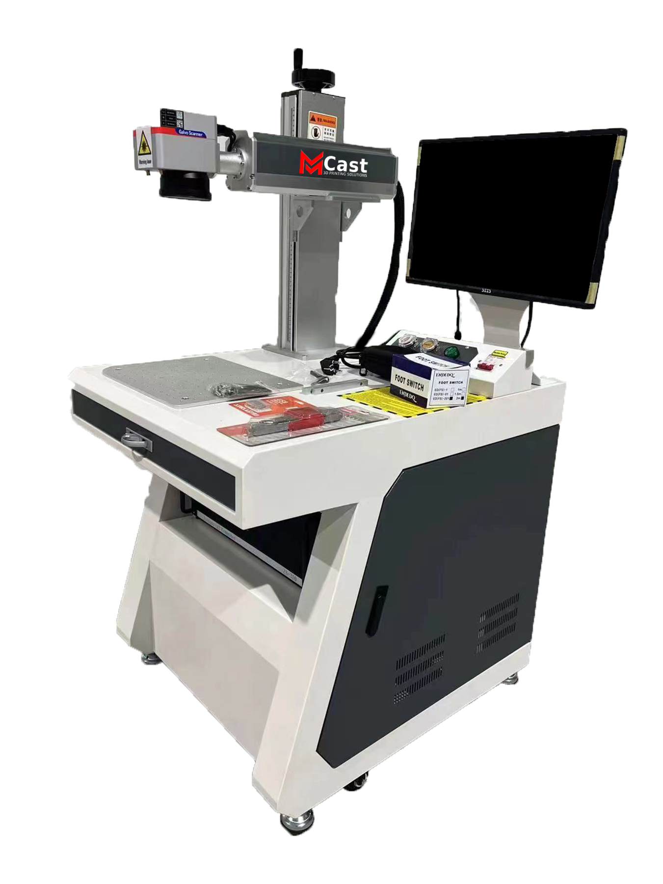 Fiber Laser Marking Machine With Table